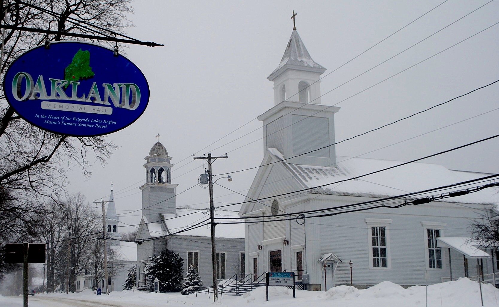 Oakland Churches_1 Town of Oakland Maine